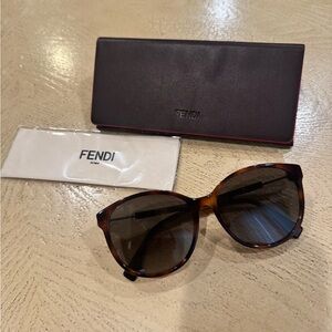 Fendi Tortosie Shell Sunglasses